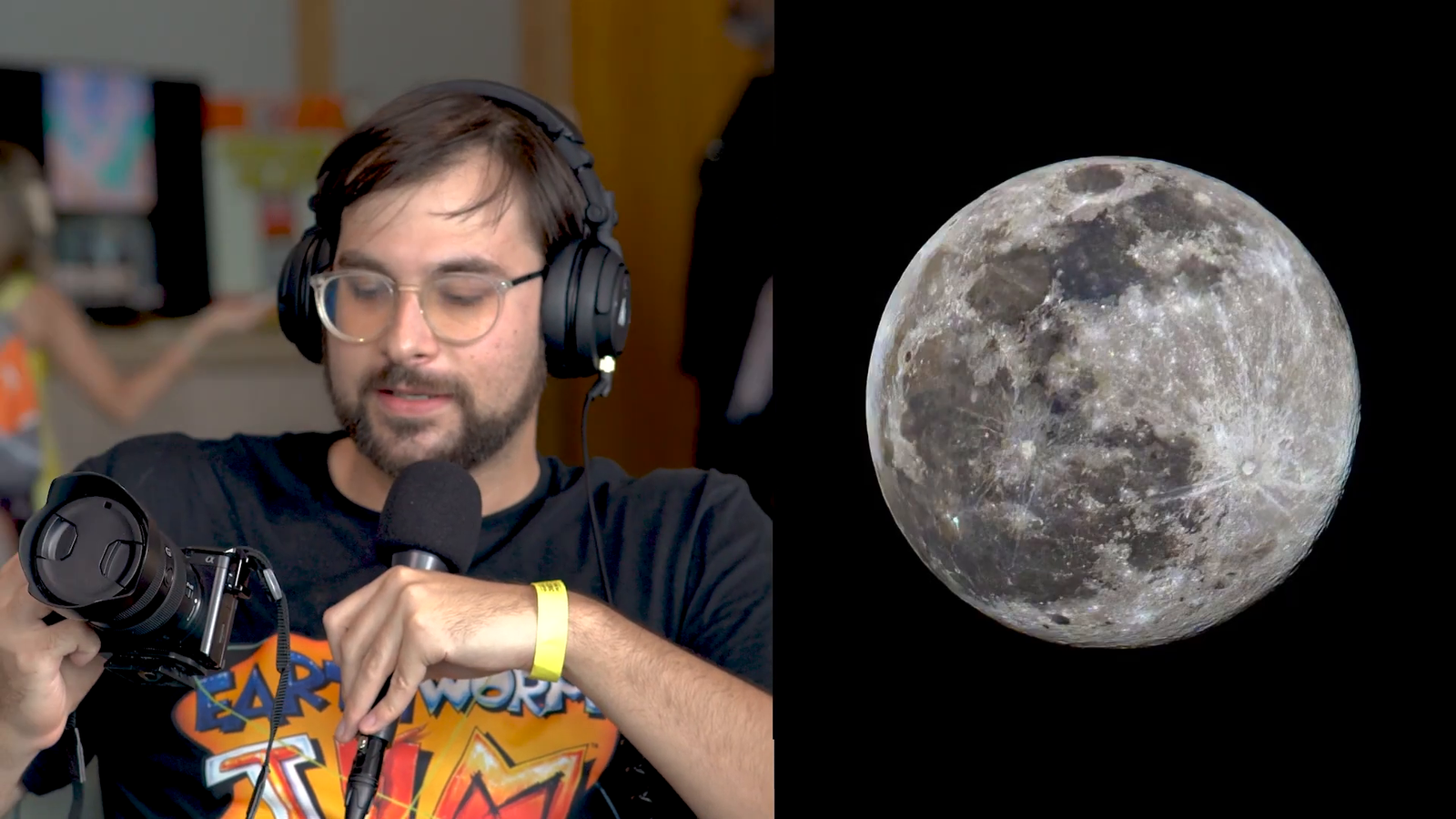 Jay showing his astrophotography setup