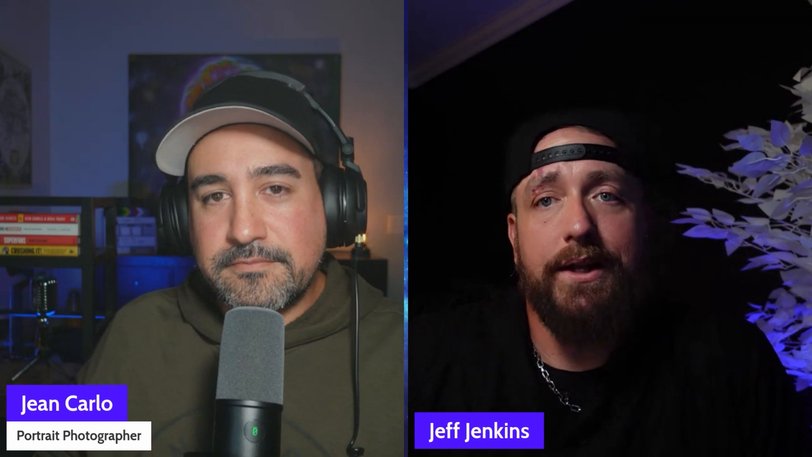 Jeff Jenkins explaining creative portrait techniques