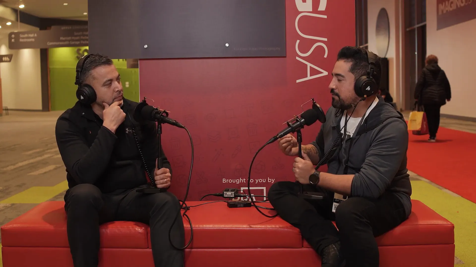 Hiram Trillo discussing the importance of networking