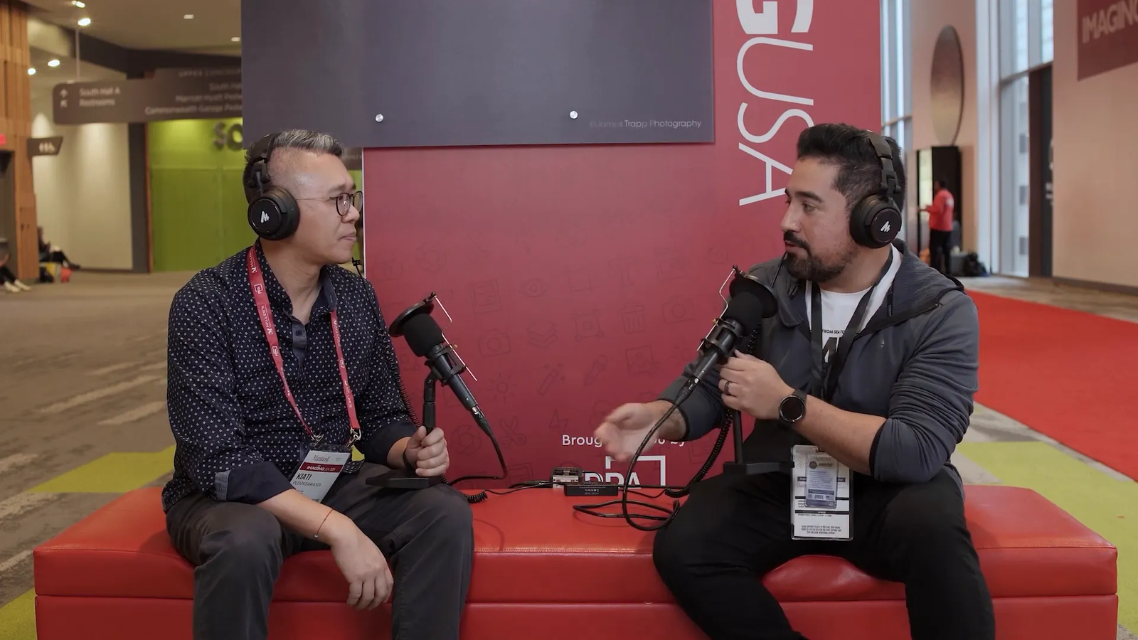 Kiati discussing his mentoring program