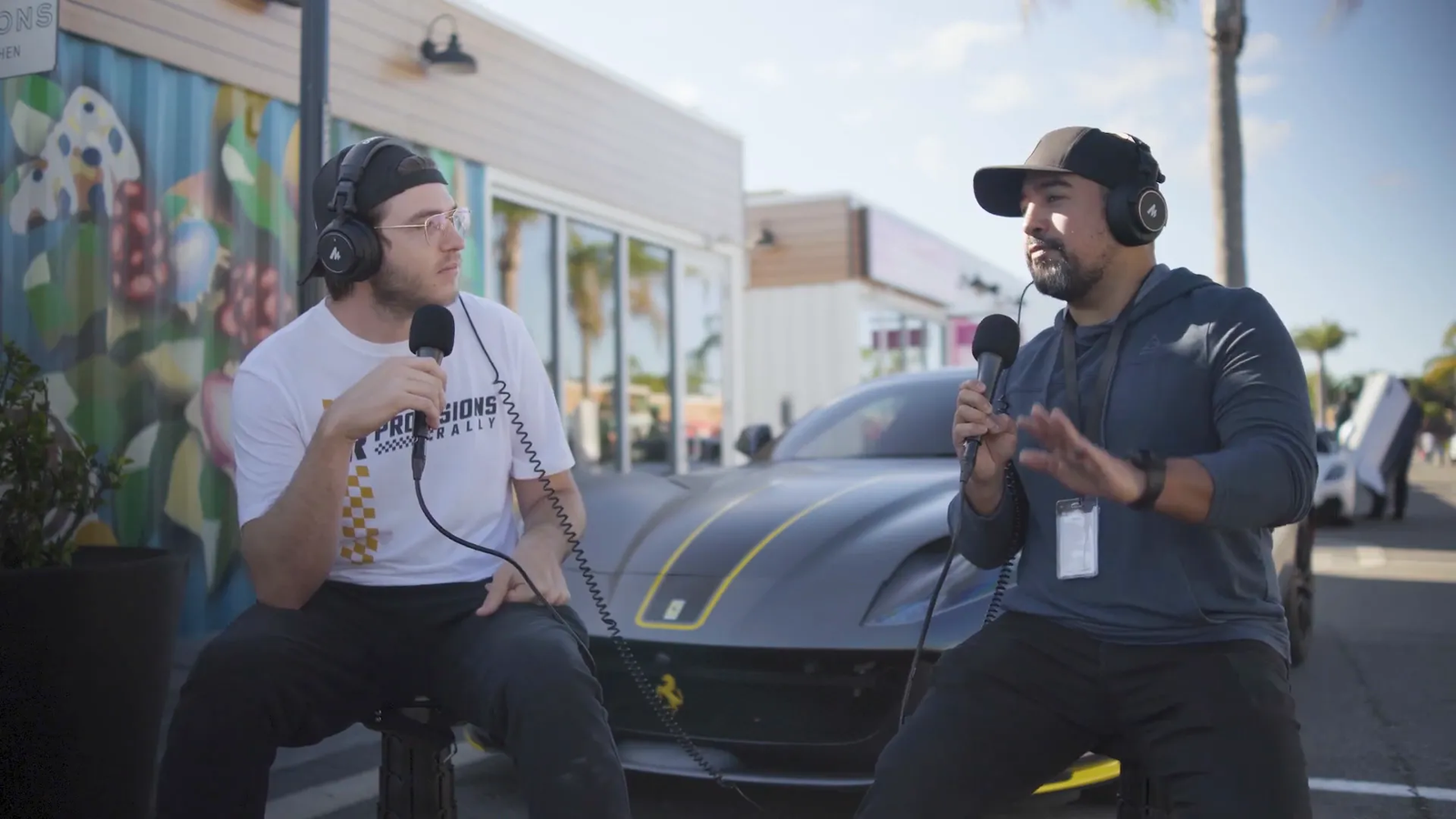 Provisions Coffee location with parked cars